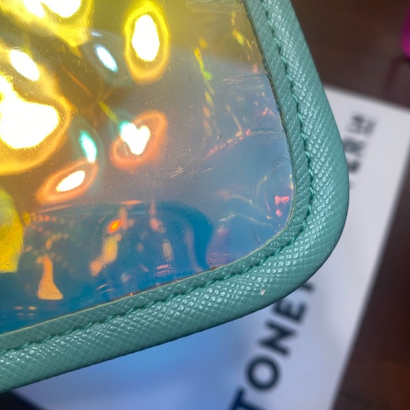 Stoney clover lane iridescent flat pouch - Picture 10 of 16